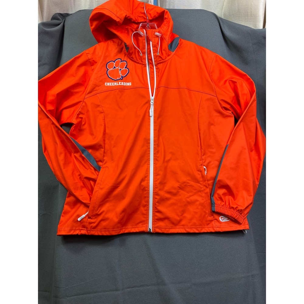 Nfinity Clemson University‎ Cheerleading Orange Hooded Full Zip Jacket Womens L